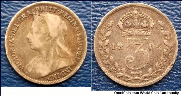 .925 Silver 1894 Great Britain 3 Pence Victoria Mature Bust Nice Circ Go Here:

http://stores.ebay.com/Mt-Hood-Coins