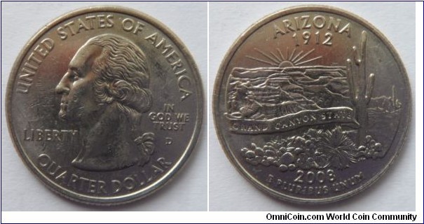 Quarter Dollar
Arizona