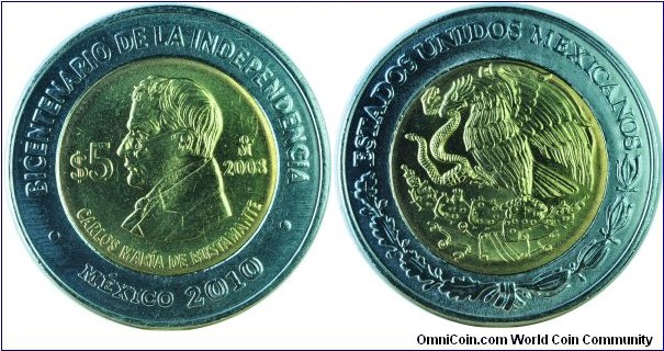 Mexico5Pesos-CarlosMariaDeBustamante-km896-2008
