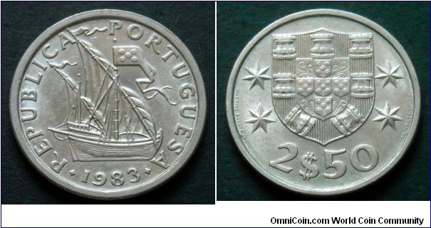 Portugal 2,50 escudos.
1983