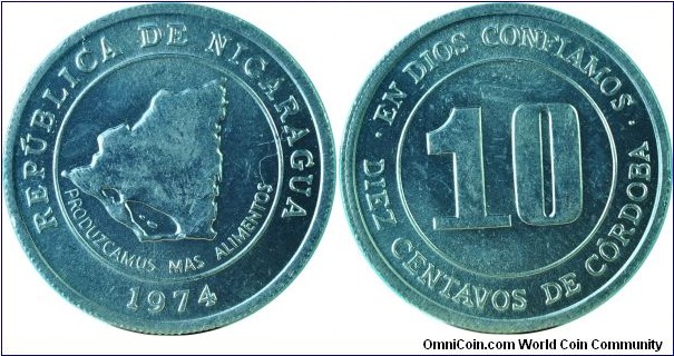 Nicaragua10Centavos-km30-1974