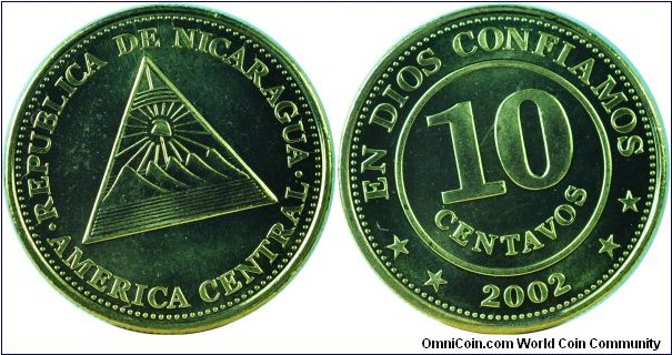Nicaragua10Centavos-km98-2002