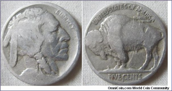unknown D mintmark buffalo 5 cents