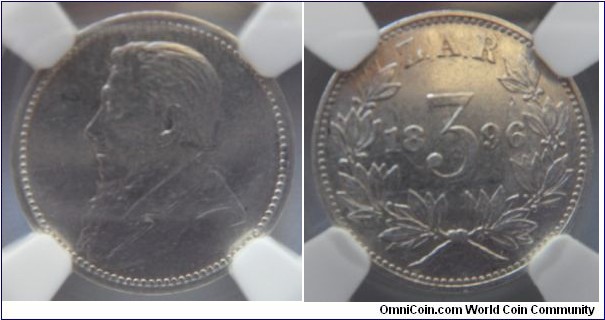 3 Pence
Grade:	NGC AU Details
Cert #:	3680228-025
