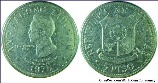 Philipines5Piso-km210.1-1975