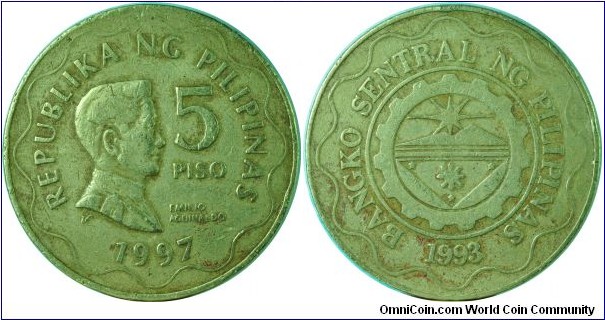 Philippines5Piso-km272-1997