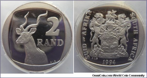 2 Rand
SANGS Graded PF67
Cert: 001516-010