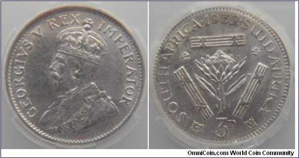 3 Pence
SANGS Graded AU55 - Cert: 001653-011