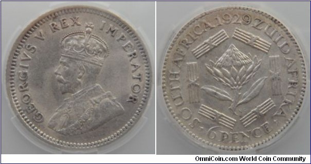 6 Pence
SANGS Graded AU55 - Cert: 001653-002