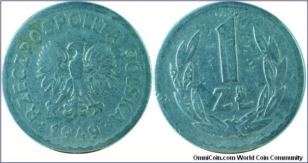 Poland1Zloty-y45a-1949