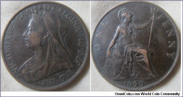 aVF 1899 Penny wider date