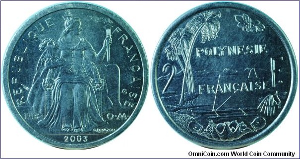 Polynesia2Francs-km10-2003