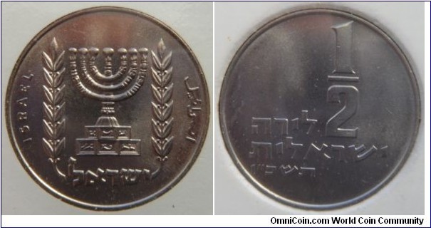 Half Lira
Proof-Like Set
Tel Aviv Mint