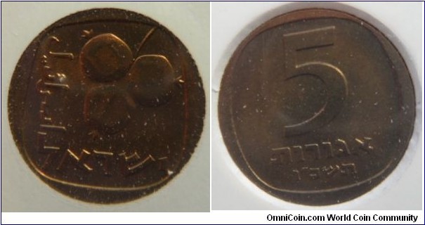 5 Agorot
Proof-Like Set
Tel Aviv Mint