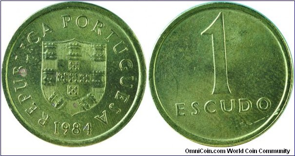 Portugal1Escudo-km614-1984