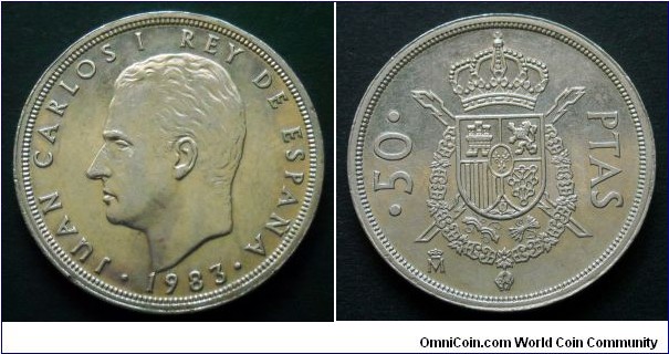 Spain 50 pesetas.
1983