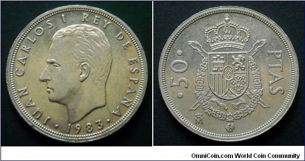 Spain 50 pesetas.
1983