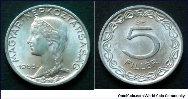 Hungary 5 filler.
1965