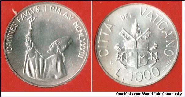 1000 lire 0.835 silver