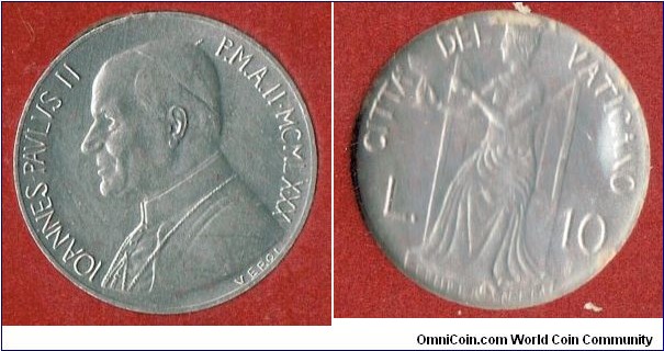 10 lire aluminum