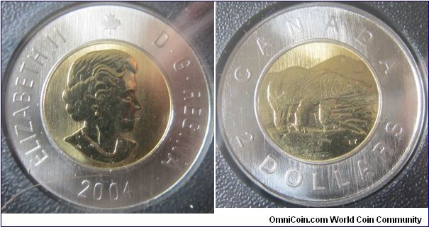 2004 2 dollar from the specimen set