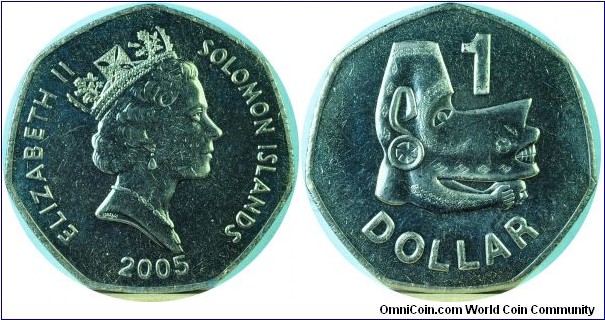 Solomon Islands1Dollar-km72-2005