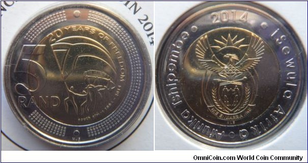 5 Rand
20 Years of Democracy