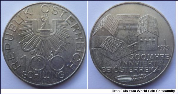 100 Schilling Innviertel - Coin 1