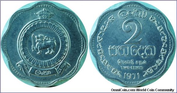 Sri Lanka2Cents-km128-1971