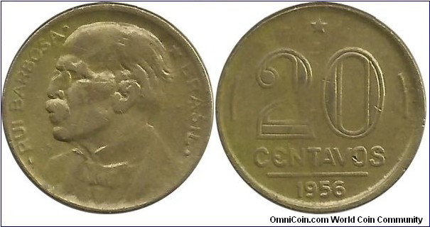 Brasil 20 Centavos 1956