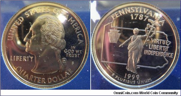 Proof Set Quarter
State Pennsylvania