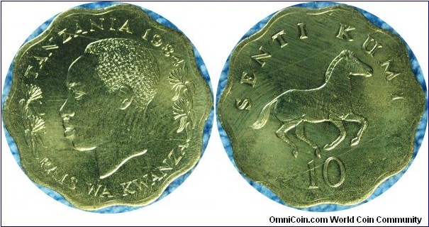 Tanzania10Senti-km11-1984
