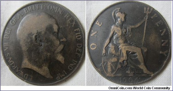 1904 penny, fair
