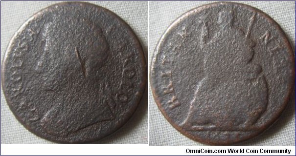 1675 farthing low grade