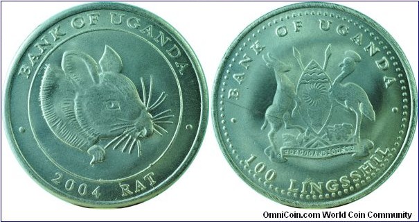 Uganda100Shilling-ChineseZodiacRat-km144-2004