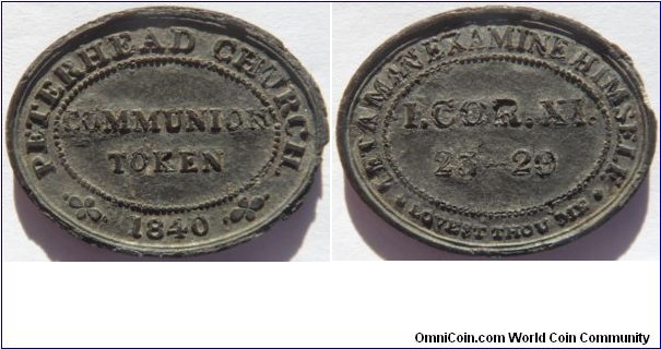 Scotland Church Token