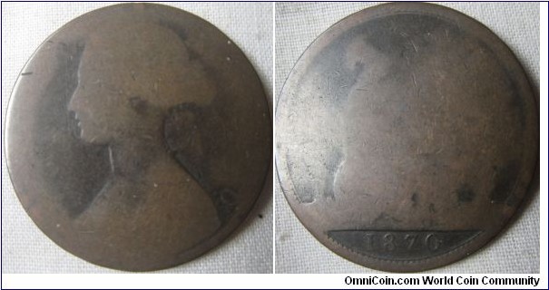 1870 penny wider date