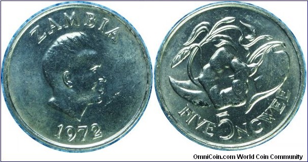 Zambia5Ngwee-km11-1972