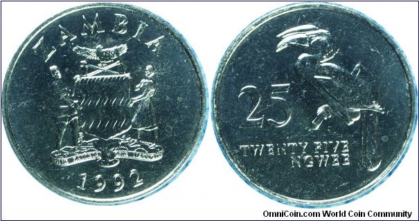 Zambia25Ngwee-km29-1992