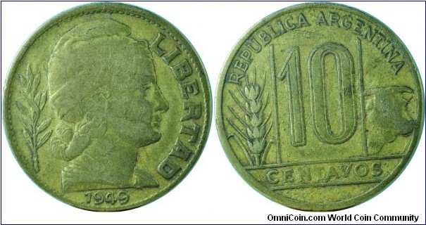 Argentina10Centavos-km41-1949