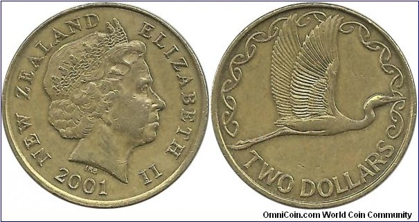 NewZealand 2 Dollars 2001