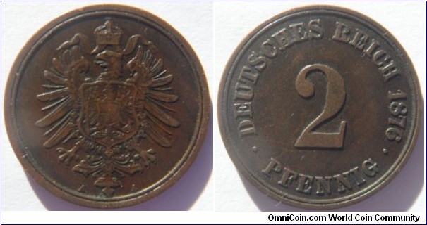 2 Pfennig
Deutsches Reich