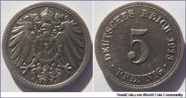 5 Pfennig
Deutsches Reich