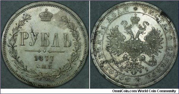 Silver ruble SPB(ni)