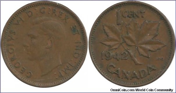 Canada 1 Cent 1942