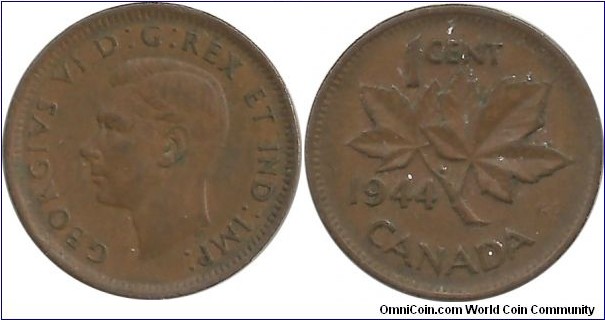 Canada 1 Cent 1944