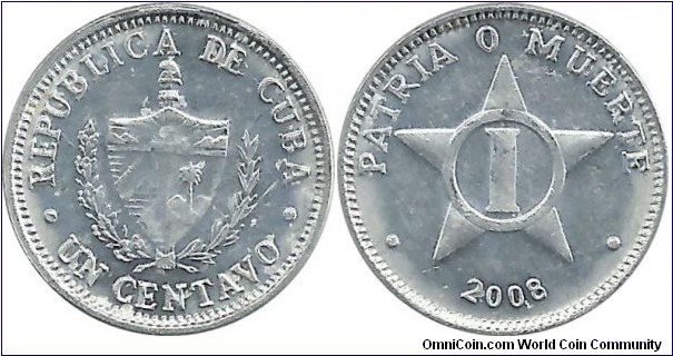 Cuba 1 Centavo 2008