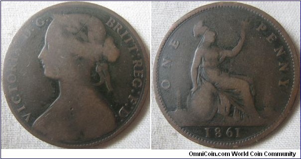 1861 penny 4+G rated R12 by freeman