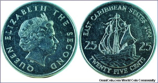 East Caribbean25Cents-km38-2004