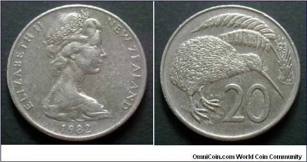 New Zealand 20 cents.
1982